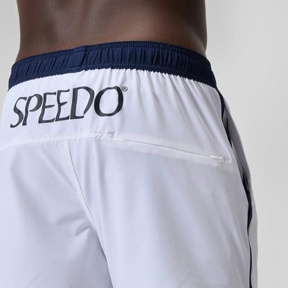 Jetstream 16'' Logo Swim Shorts White/Navy | Speedo