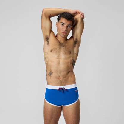 Jetstream 3.5'' Logo Brief Blue/White | Speedo