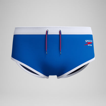 Jetstream 3.5'' Logo Brief Blue/White | Speedo