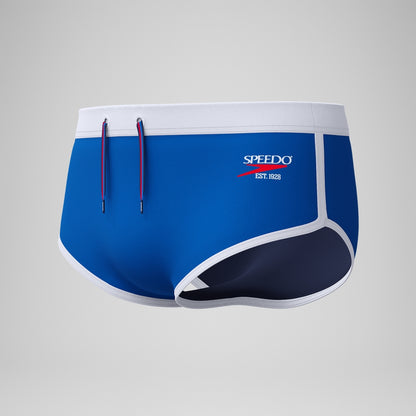Jetstream 3.5'' Logo Brief Blue/White | Speedo