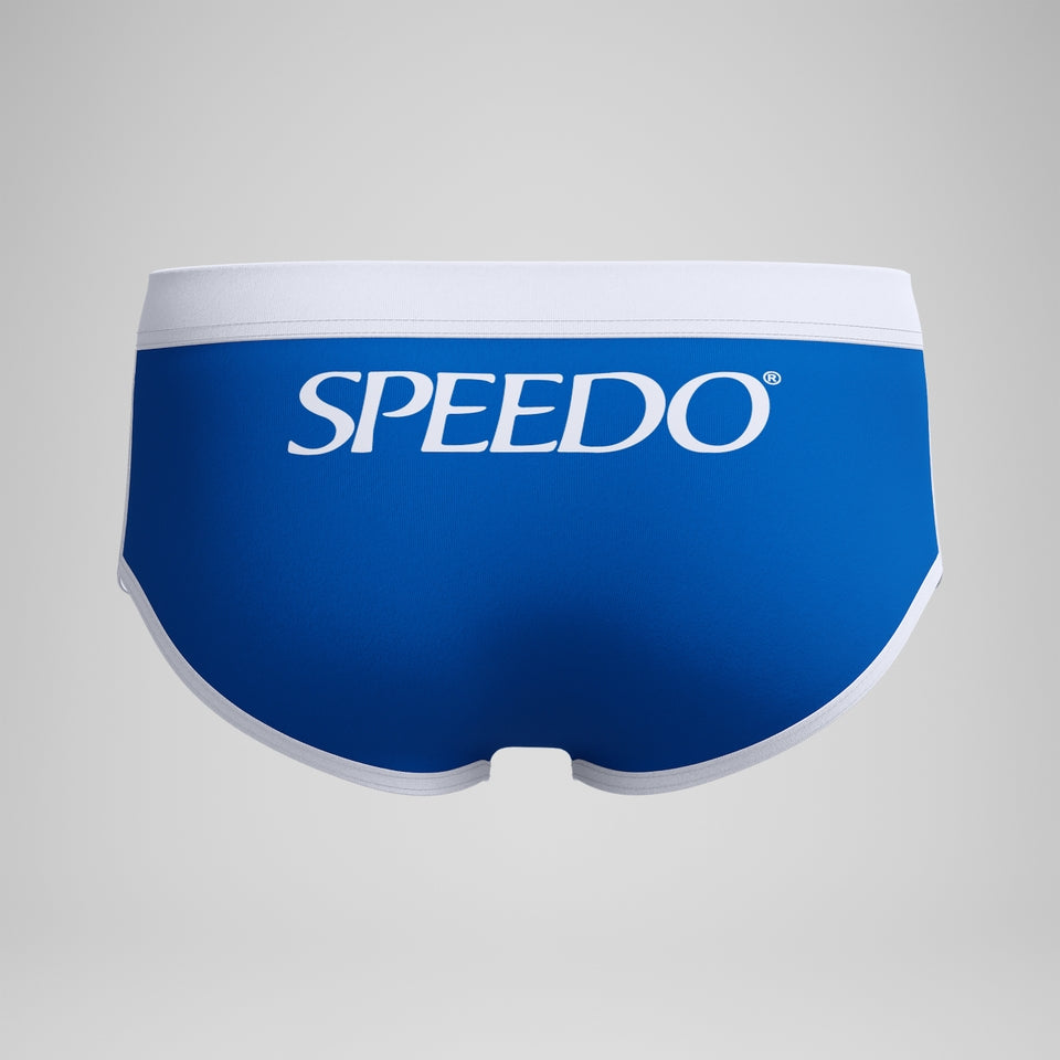 Jetstream 3.5'' Logo Brief Blue/White | Speedo
