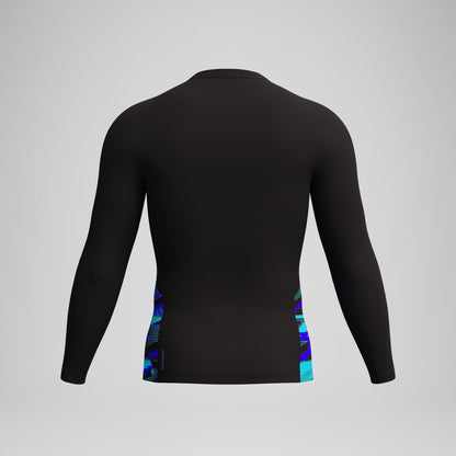 Endurance+ Splice Rash Top Black/Blue | Speedo