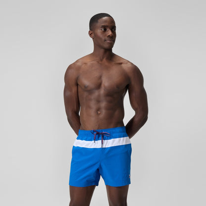 Jetstream 16'' Striped Colourblock Swim Shorts Blue/White | Speedo