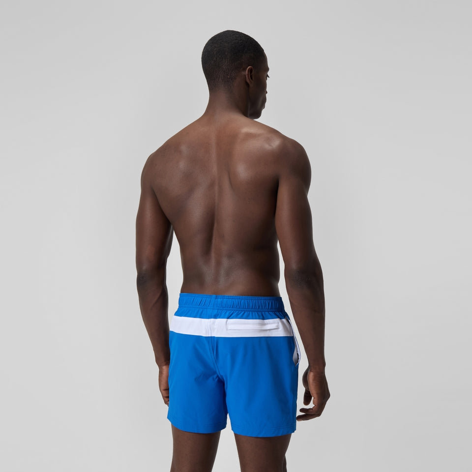 Jetstream 16'' Striped Colourblock Swim Shorts Blue/White | Speedo