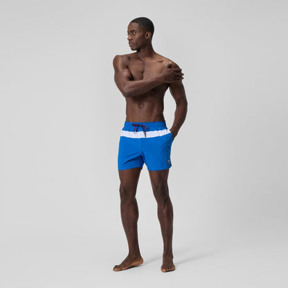 Jetstream 16'' Striped Colourblock Swim Shorts Blue/White | Speedo