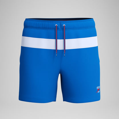 Jetstream 16'' Striped Colourblock Swim Shorts Blue/White | Speedo