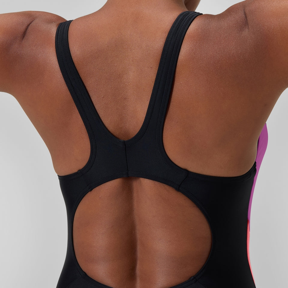 Colourblock 2.0 Swimsuit Black/Pink | Speedo