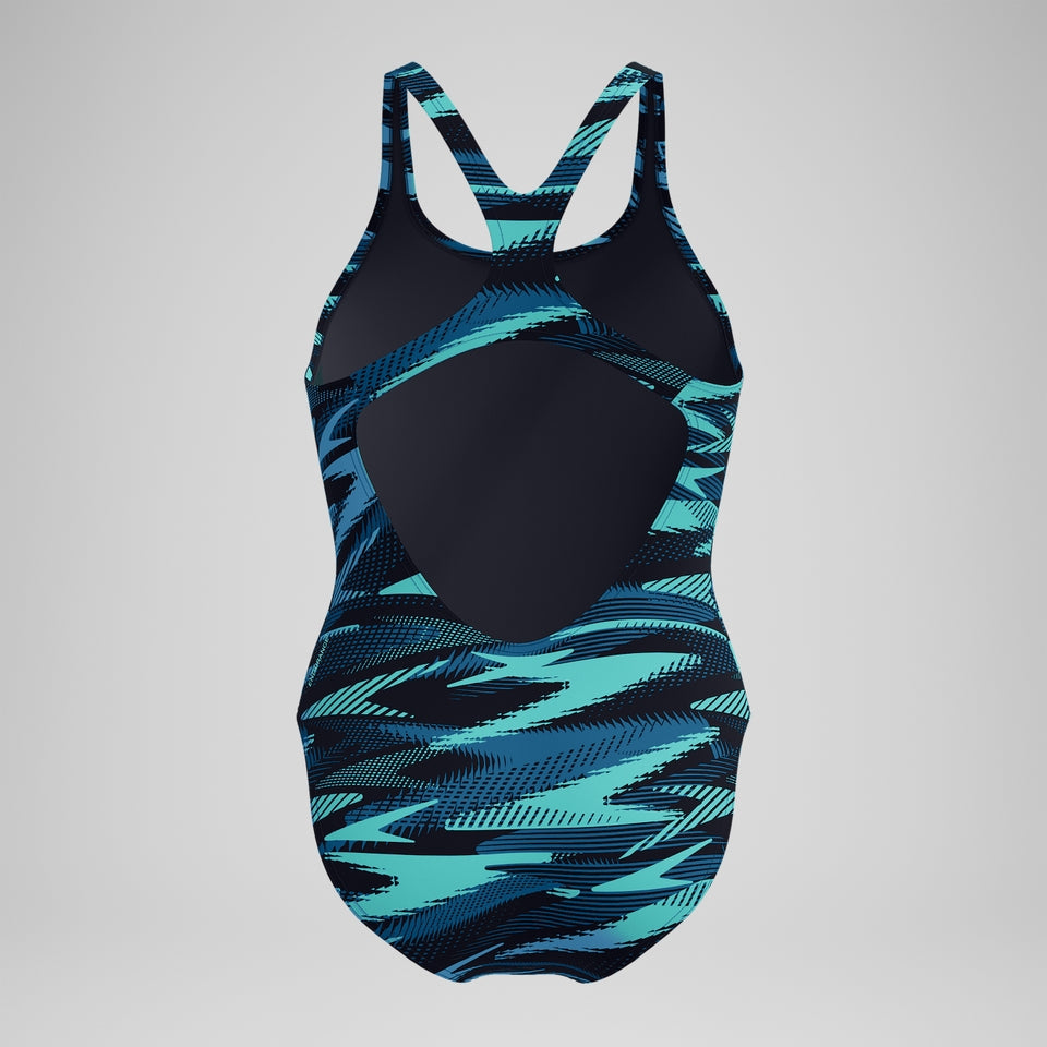 HyberBoom Allover Medalist Swimsuit DarkTeal/Green | Speedo