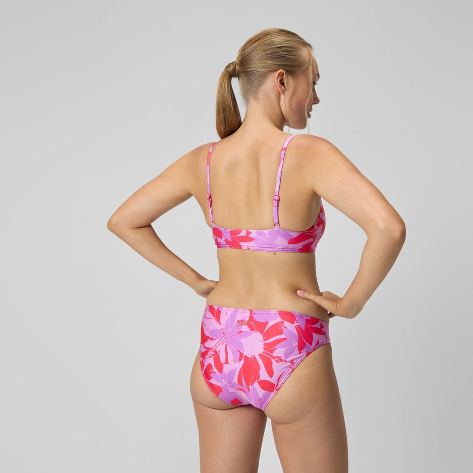 Printed Adjustable Thinstap Bikini Red | Speedo