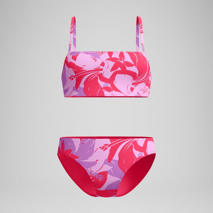 Printed Adjustable Thinstap Bikini Red | Speedo