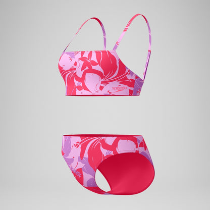 Printed Adjustable Thinstap Bikini Red | Speedo