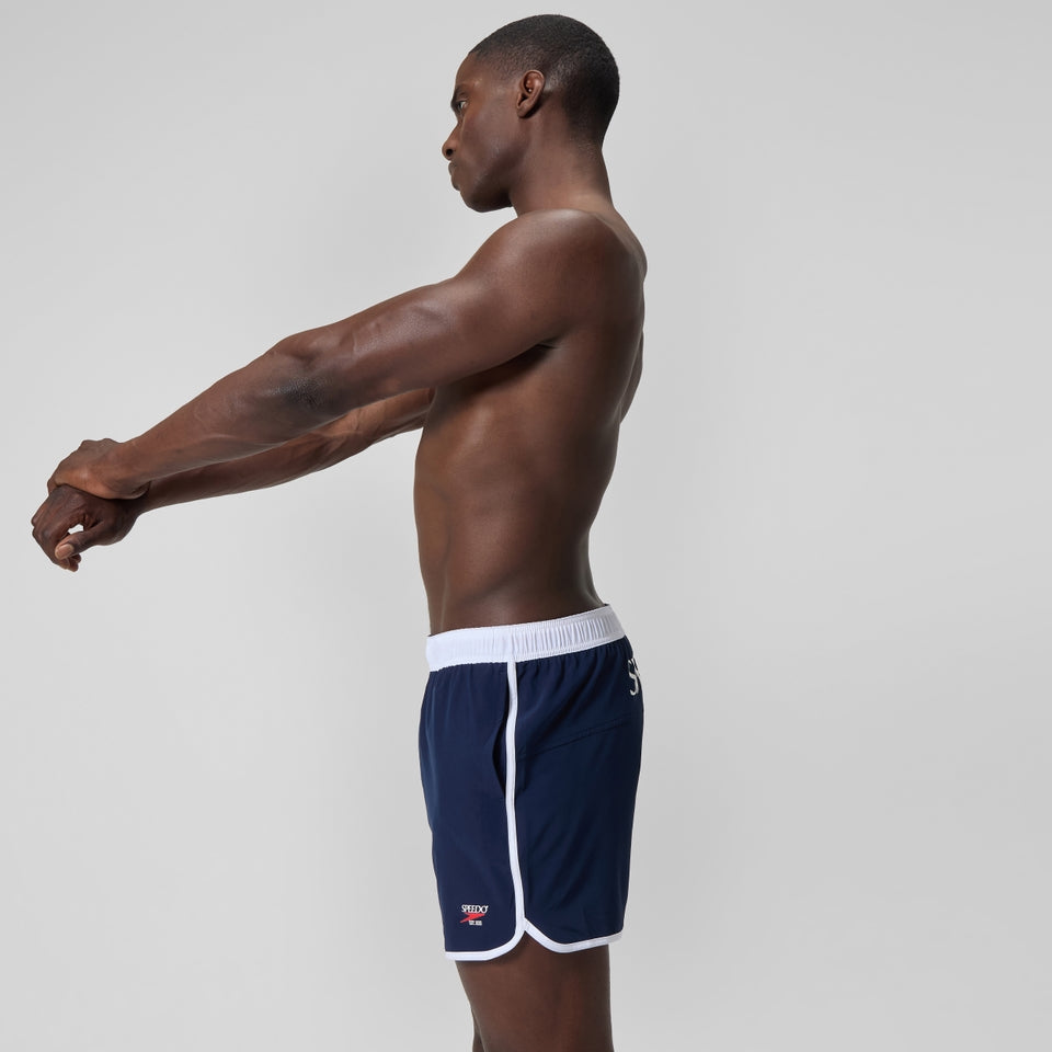 Jetstream 16'' Logo Swim Shorts Navy/White | Speedo