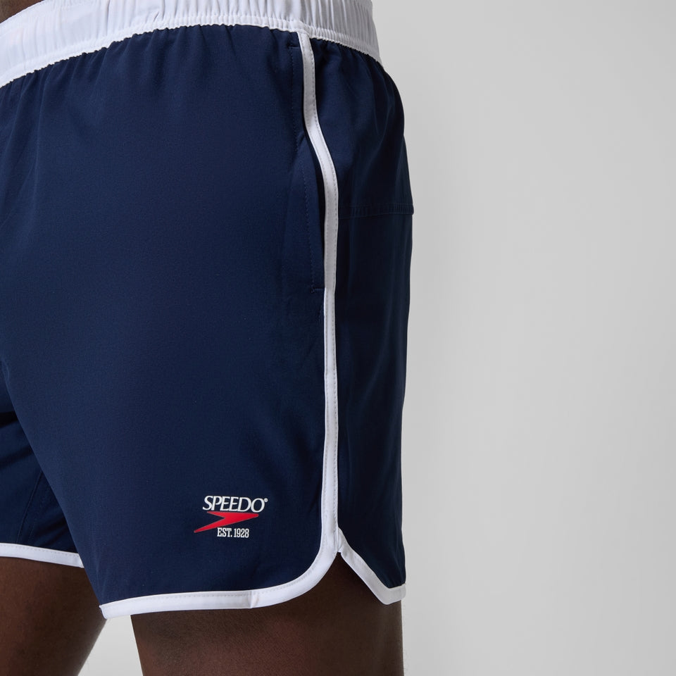 Jetstream 16'' Logo Swim Shorts Navy/White | Speedo