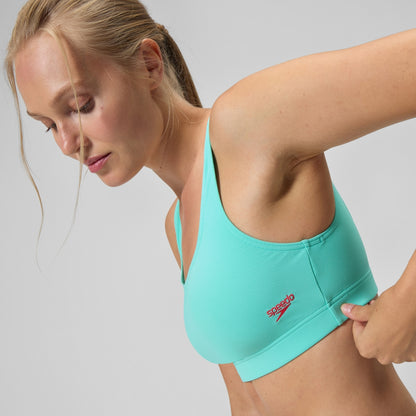 Textured Deep U-Back Bikini Turquoise | Speedo