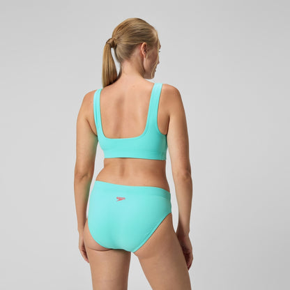 Textured Deep U-Back Bikini Turquoise | Speedo