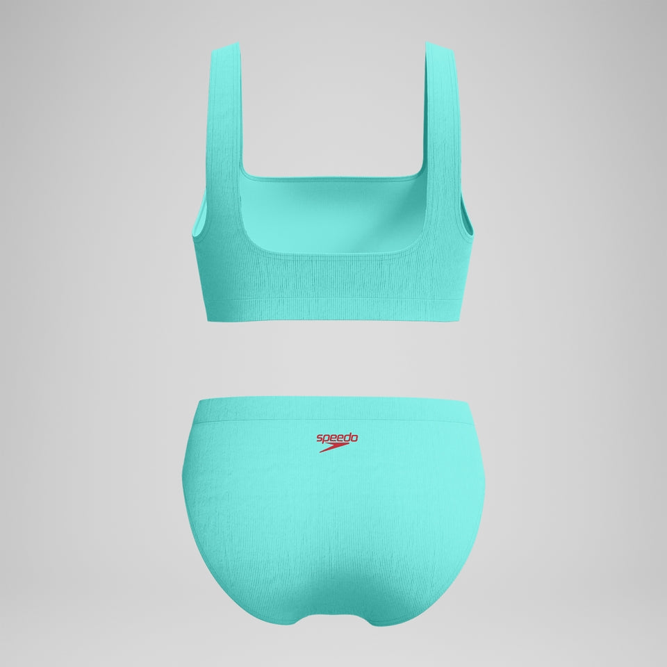 Textured Deep U-Back Bikini Turquoise | Speedo