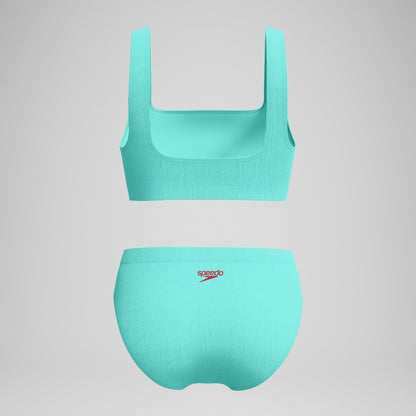 Textured Deep U-Back Bikini Turquoise | Speedo