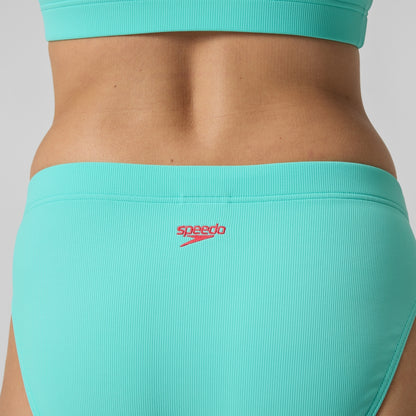 Textured Deep U-Back Bikini Turquoise | Speedo