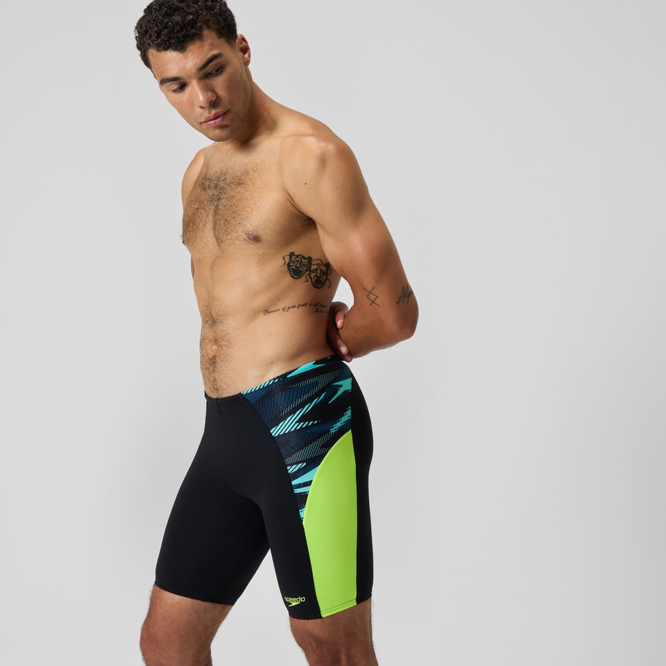 Endurance+ Max Splice Jammer Black/Yellow | Speedo