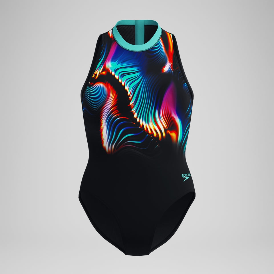 Printed Hydrasuit Black/Blue | Speedo