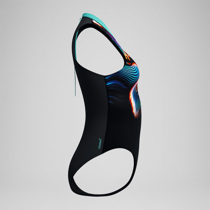 Printed Hydrasuit Black/Blue | Speedo