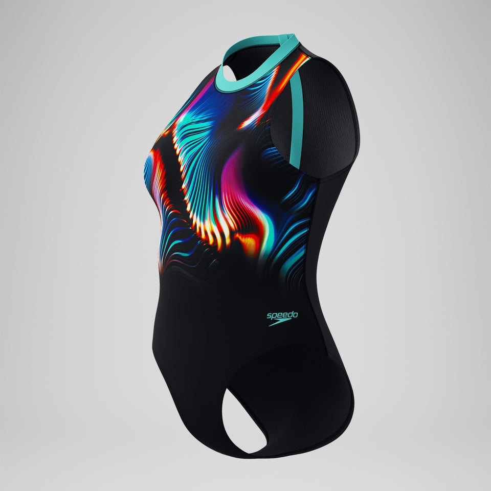 Printed Hydrasuit Black/Blue | Speedo