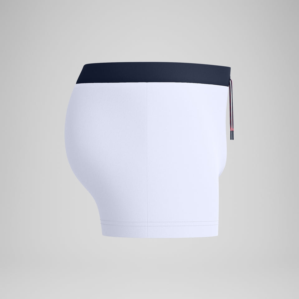 Jetstream Solid Aquashort White/Navy | Speedo