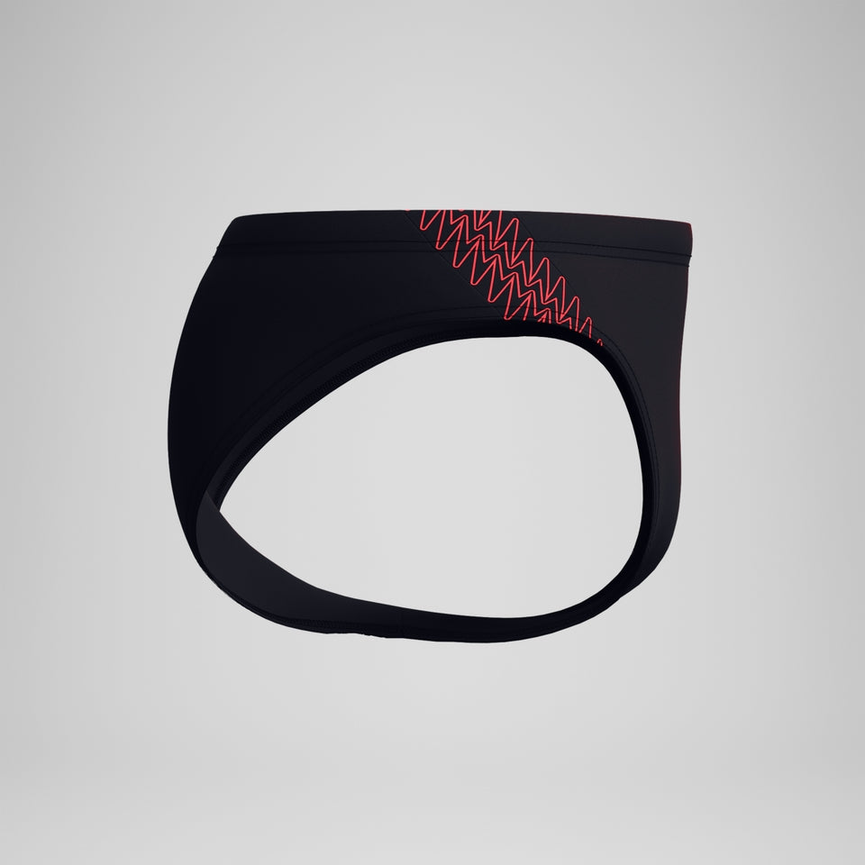 HyperBoom Splice Brief Black/Coral | Speedo