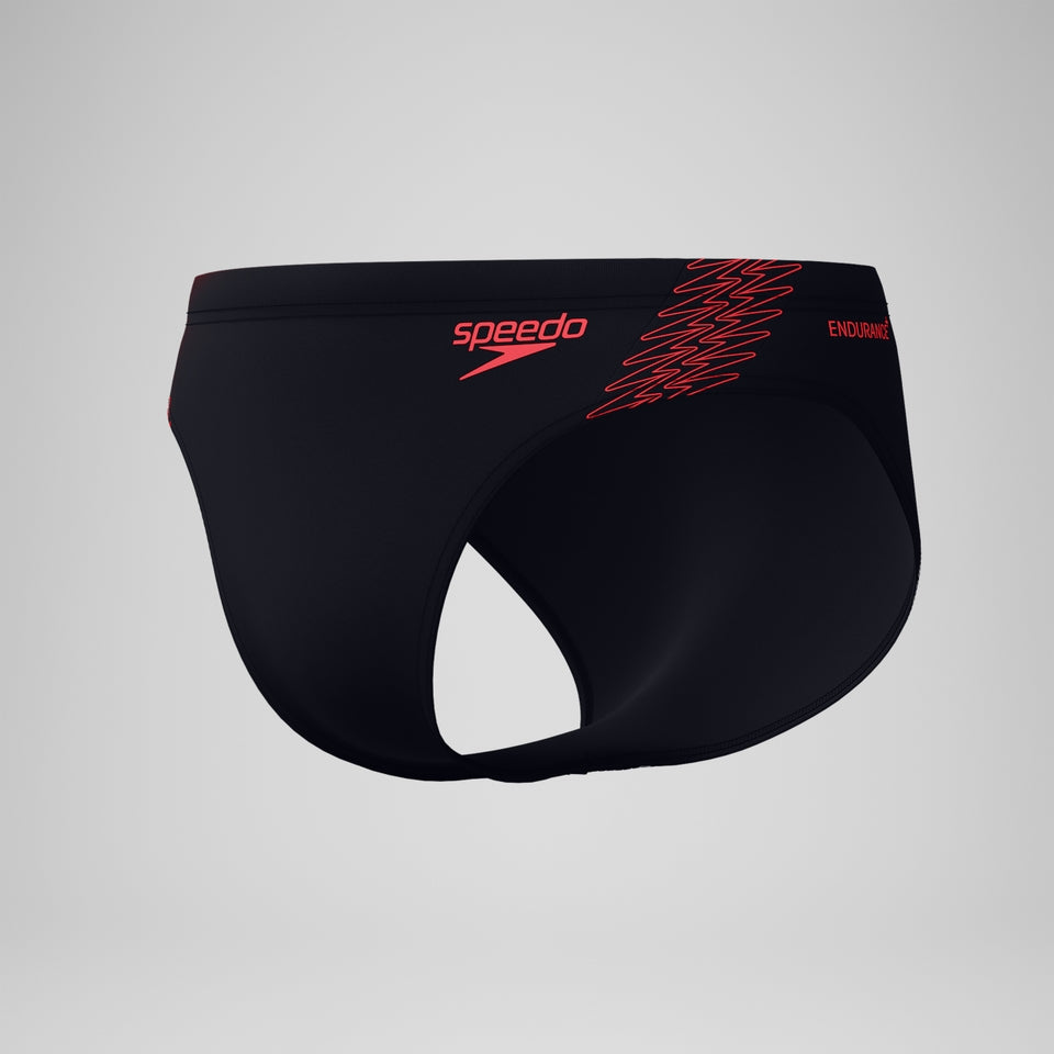 HyperBoom Splice Brief Black/Coral | Speedo