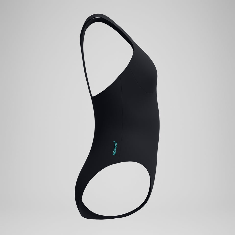 Racer Zip Swimsuit with Swim Bra Black | Speedo