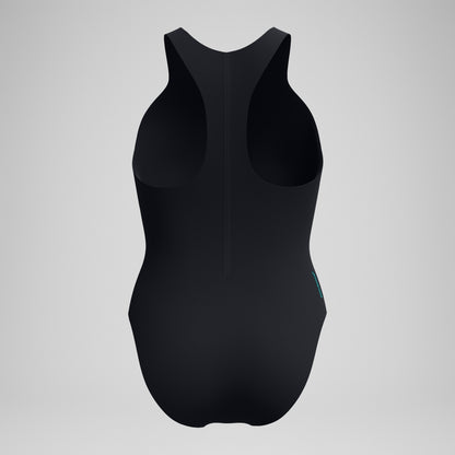 Racer Zip Swimsuit with Swim Bra Black | Speedo