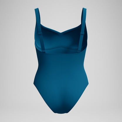 Shaping Printed LunaElustre Swimsuit DarkTeal/Green | Speedo