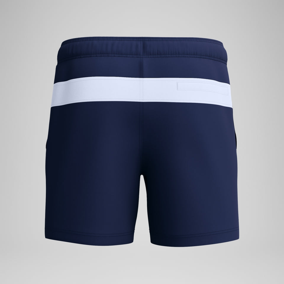 Jetstream 16'' Striped Colourblock Swim Shorts Navy/White | Speedo
