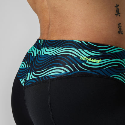 Endurance+ Max Compression Jammer Black/Turquoise | Speedo