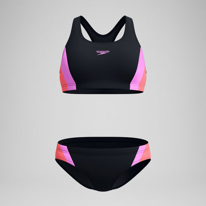 Colourblock Splice 2.0 Bikini Black/Pink | Speedo