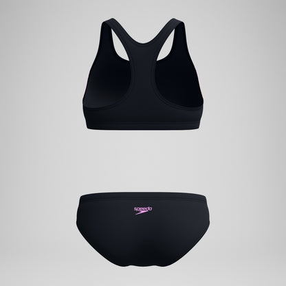 Colourblock Splice 2.0 Bikini Black/Pink | Speedo