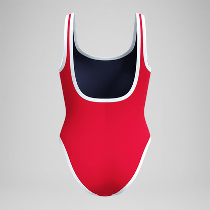 Jetstream Solid Scoop Bound Swimsuit Red | Speedo