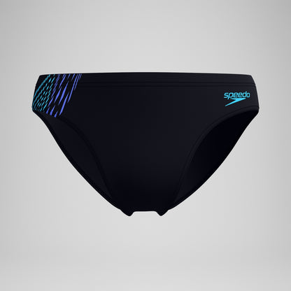 Tech Panel 7cm Brief Black/Blue | Speedo
