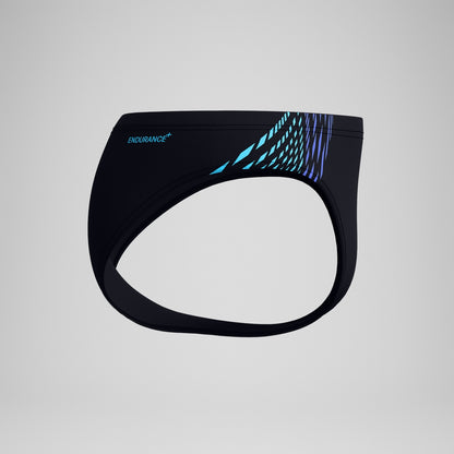 Tech Panel 7cm Brief Black/Blue | Speedo
