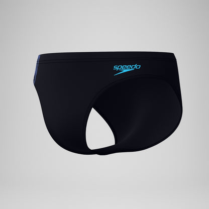 Tech Panel 7cm Brief Black/Blue | Speedo