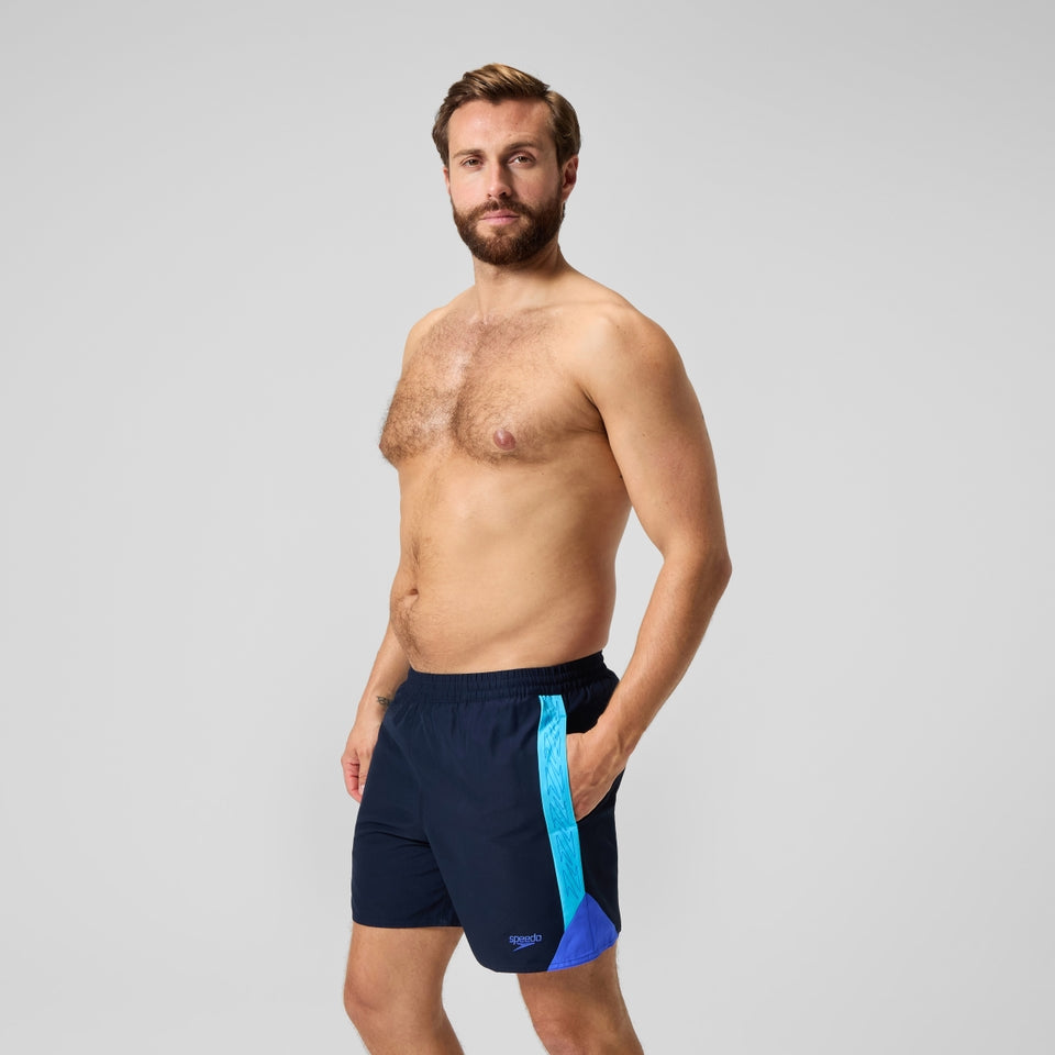 HyperBoom Splice 16' Swim Shorts Navy/Blue | Speedo