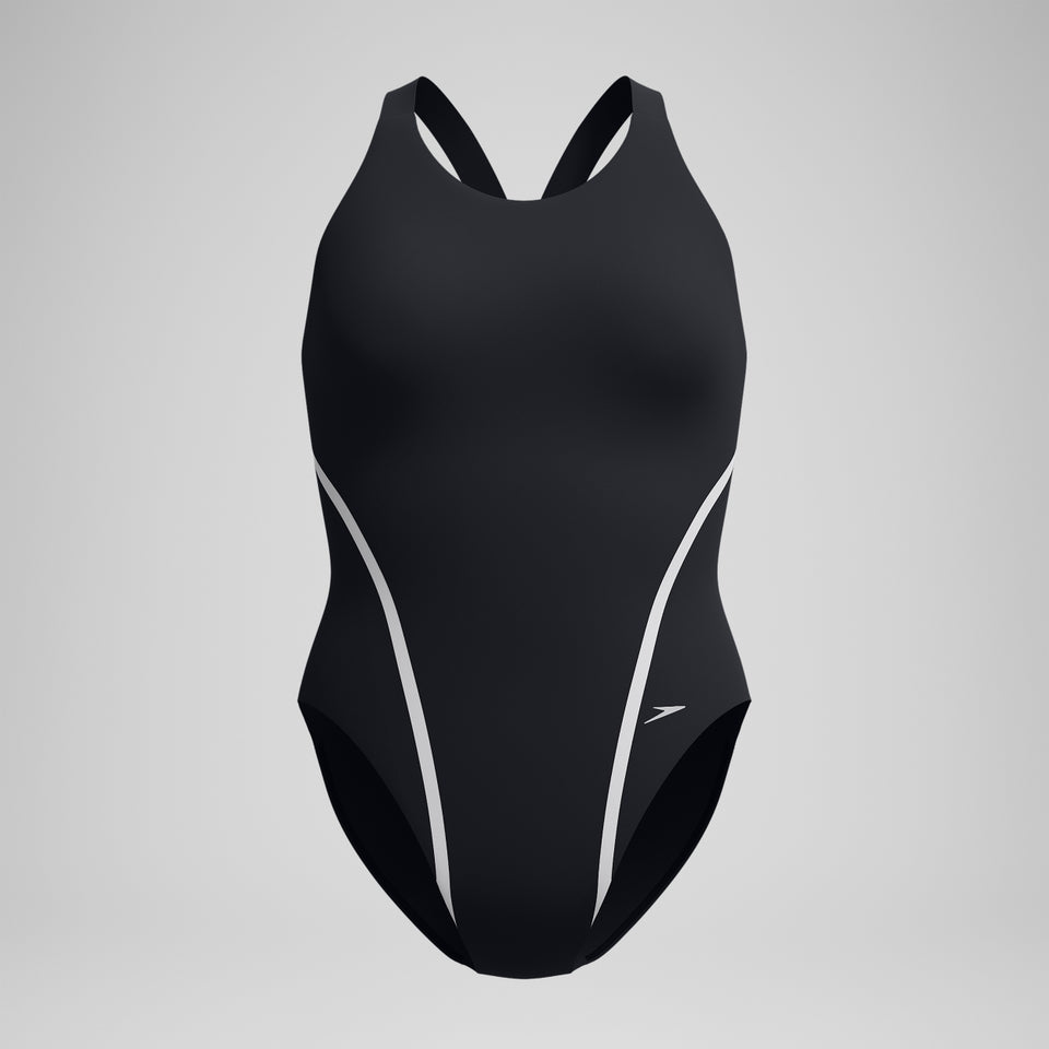 V Class Movement Back Swimsuit Black/Grey | Speedo