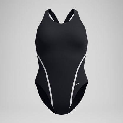 V Class Movement Back Swimsuit Black/Grey | Speedo