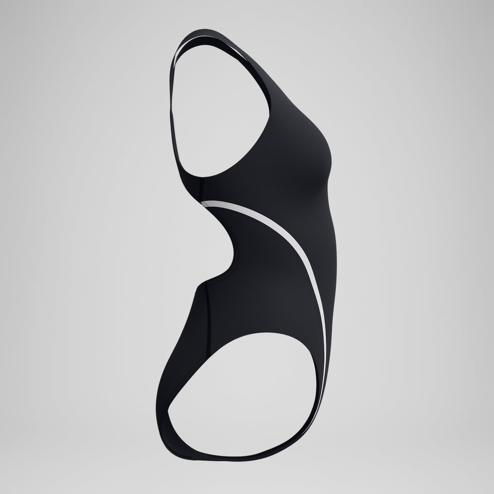 V Class Movement Back Swimsuit Black/Grey | Speedo
