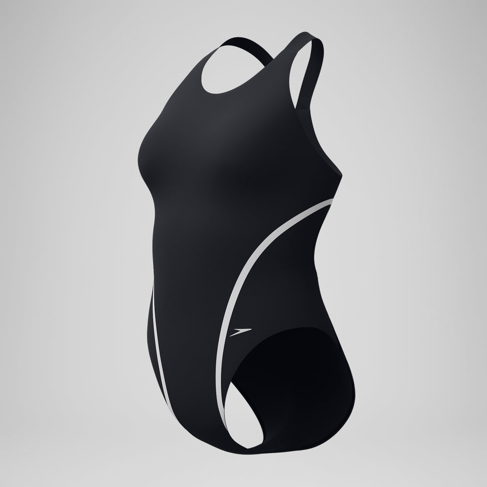V Class Movement Back Swimsuit Black/Grey | Speedo