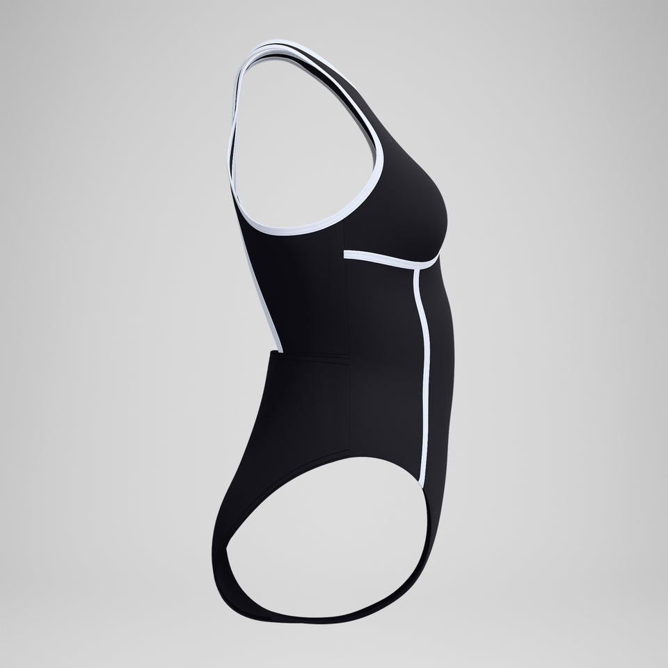 Bound Crossback Swimsuit Black | Speedo