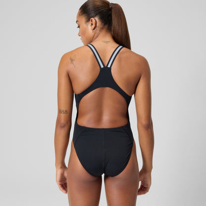 V Class Performance Back Swimsuit Black/Grey | Speedo