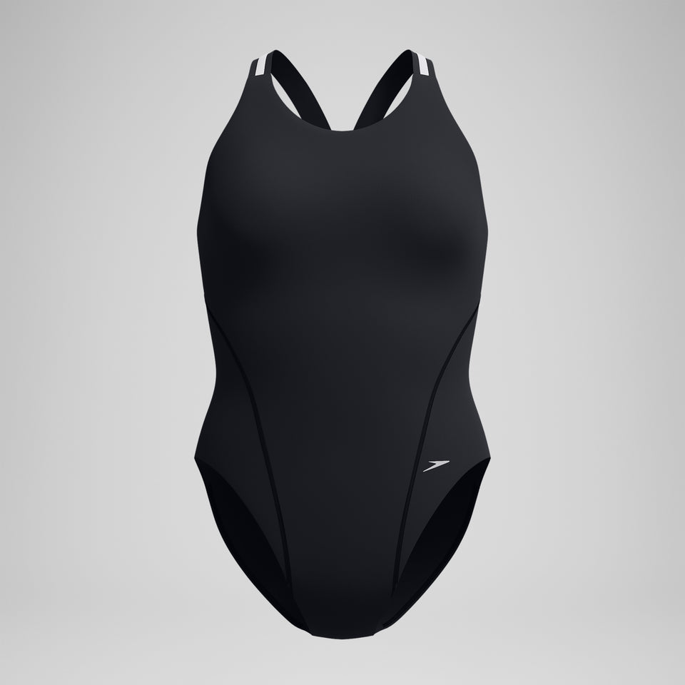 V Class Performance Back Swimsuit Black/Grey | Speedo