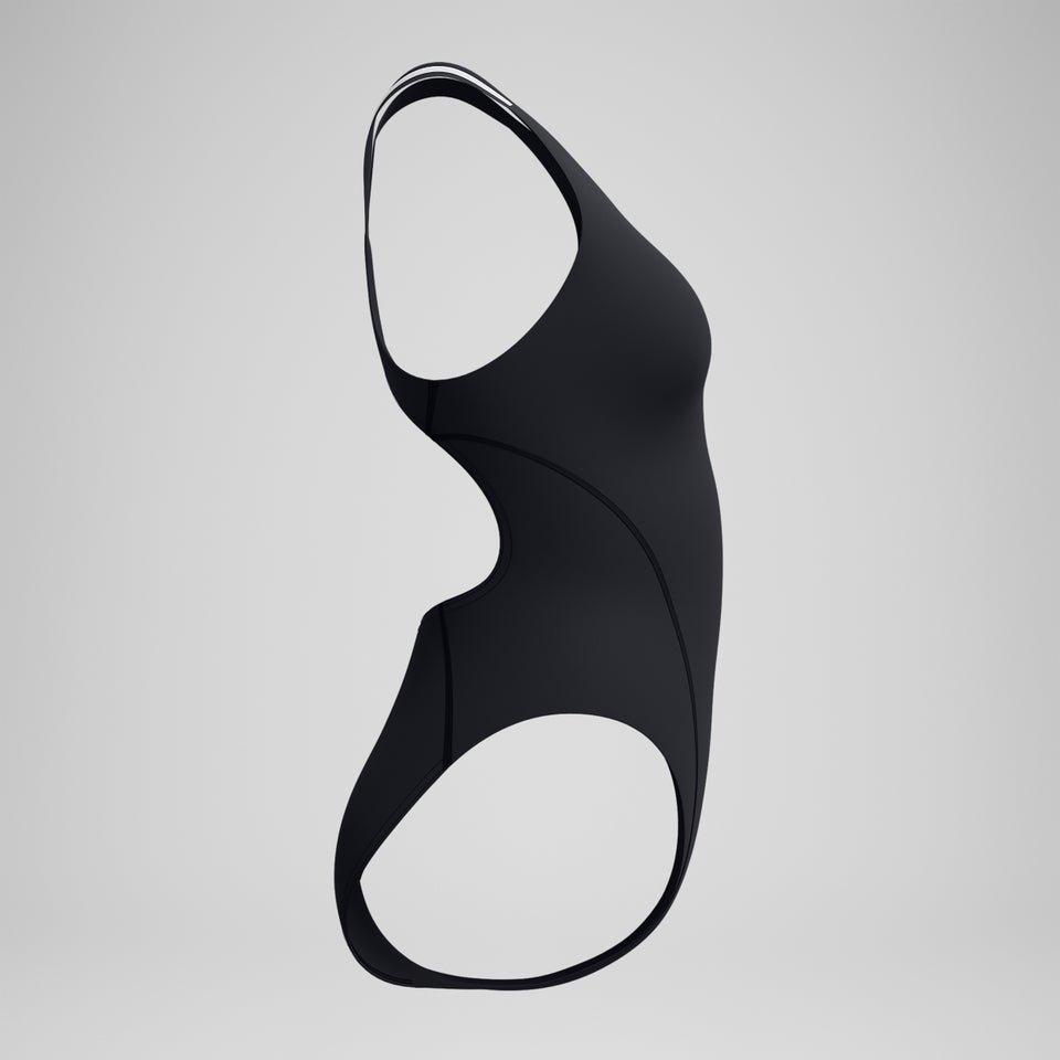 V Class Performance Back Swimsuit Black/Grey | Speedo