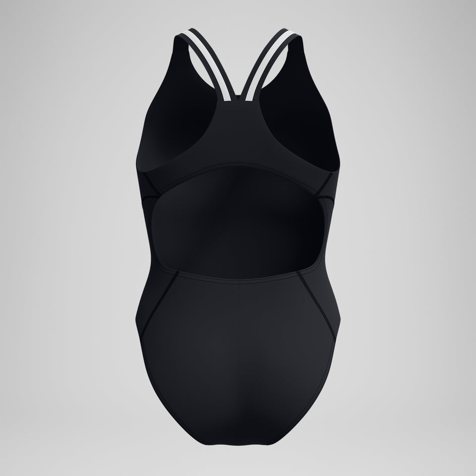 V Class Performance Back Swimsuit Black/Grey | Speedo